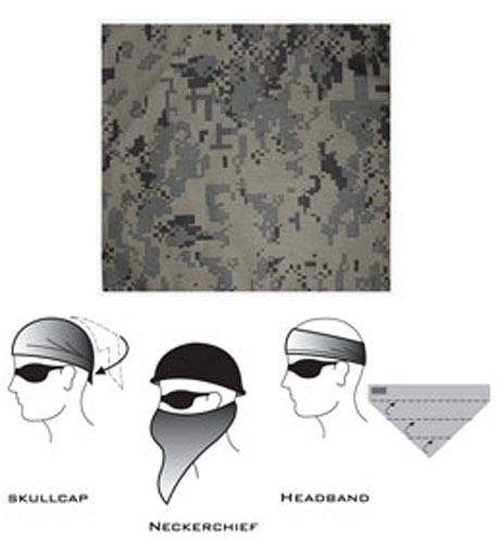 Digital ACU Camo, 3 in 1 Wrap